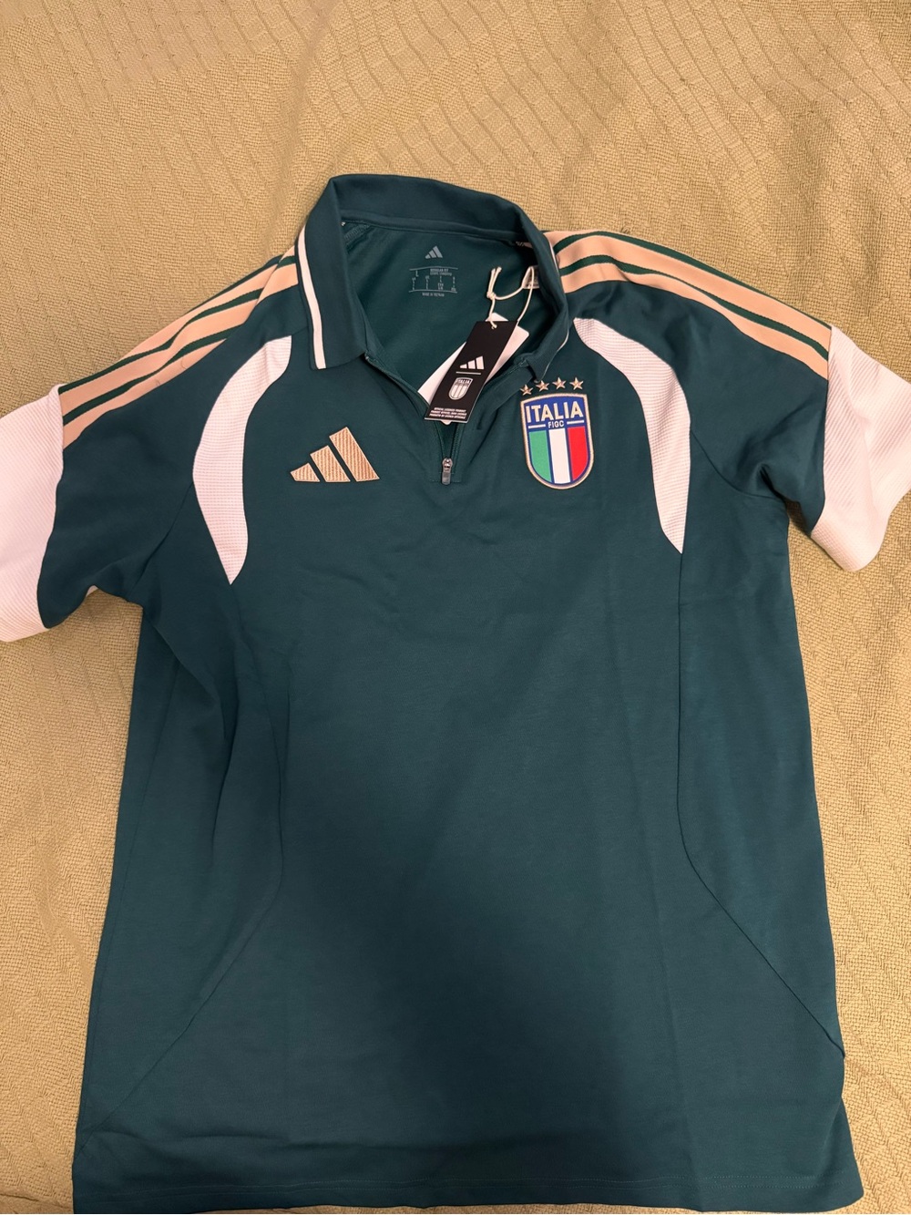 adidas Italy 2026 Tiro Polo Shirt Size L